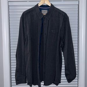 A great buttondown gray shirt from Flag & Anthem